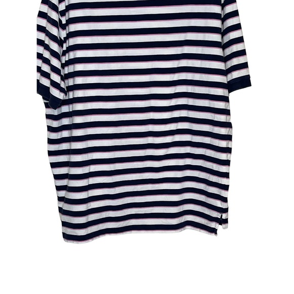 Daniel Cremieux Men's Polo Classic Embroidered Striped Short Sleeve Oversized XL - Picture 9 of 10